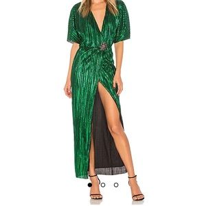 House of Harlow Sabrina Dress in Emerald